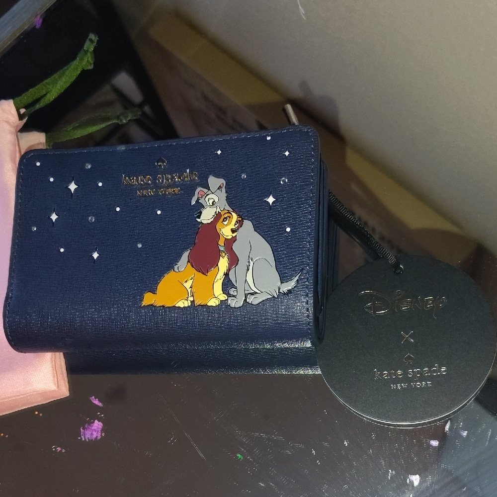 Kate Spade x Disney Blue Wallet - Picture 2 of 13